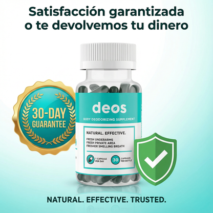 Deos™ – Suplemento Natural para Eliminar el Mal Olor Corporal